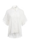 CHEMISE BOUTONNÉE À MANCHES VOLANTÉES EDYTH-ALICE + OLIVIA