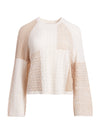 MARTHA BELL SLEEVE PULLOVER-CREAM COMBO-ALICE + OLIVIA