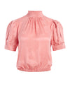 IRENE MOCK NECK BLOUSE-ROSE-ALICE + OLIVIA