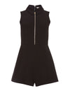 NELSON ZIP FRONT ROMPER-Black-ALICE + OLIVIA