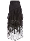 GONNA ASIMMETRICA IN PIZZO ONIE-ALICE + OLIVIA