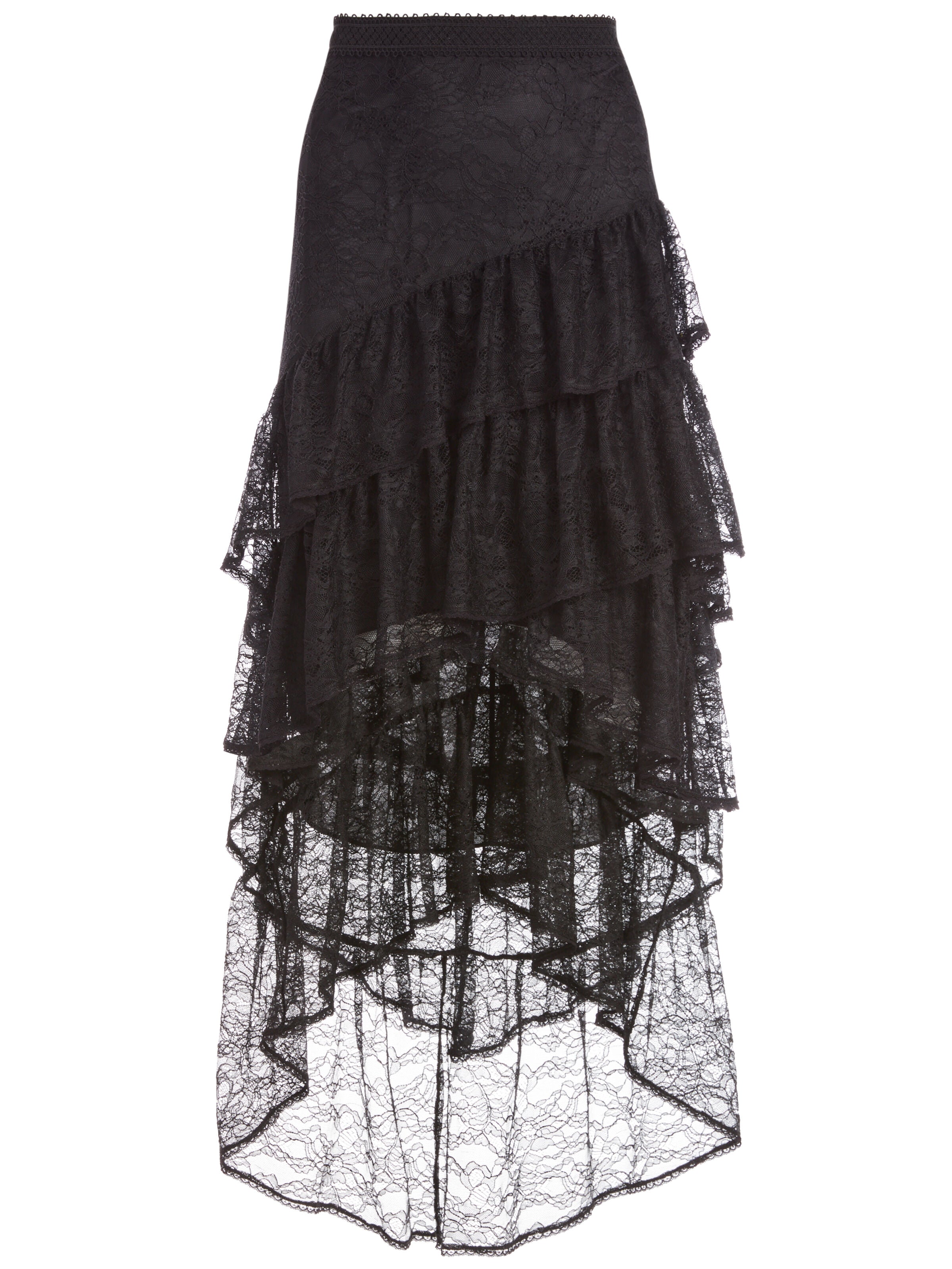 GONNA ASIMMETRICA IN PIZZO ONIE-ALICE + OLIVIA