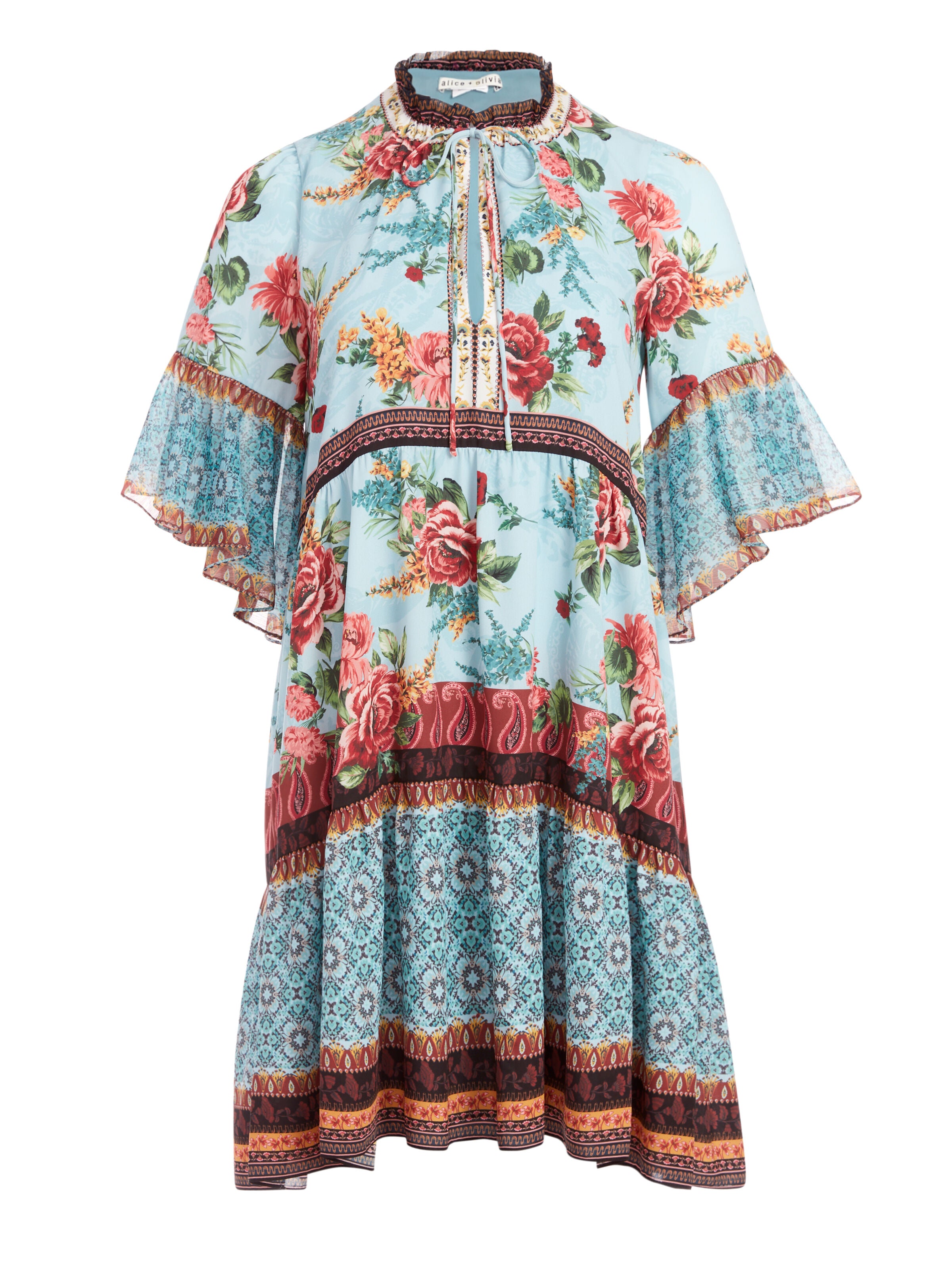 GLORY FLORAL MINI DRESS