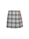 SEMIRA PLAID MINI SKIRT-EVERLASTING PLAID SM WATERFALL-ALICE + OLIVIA