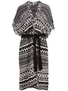 MAIBELLA BELTED SWEATER VEST-BLACK/CREAM-ALICE + OLIVIA