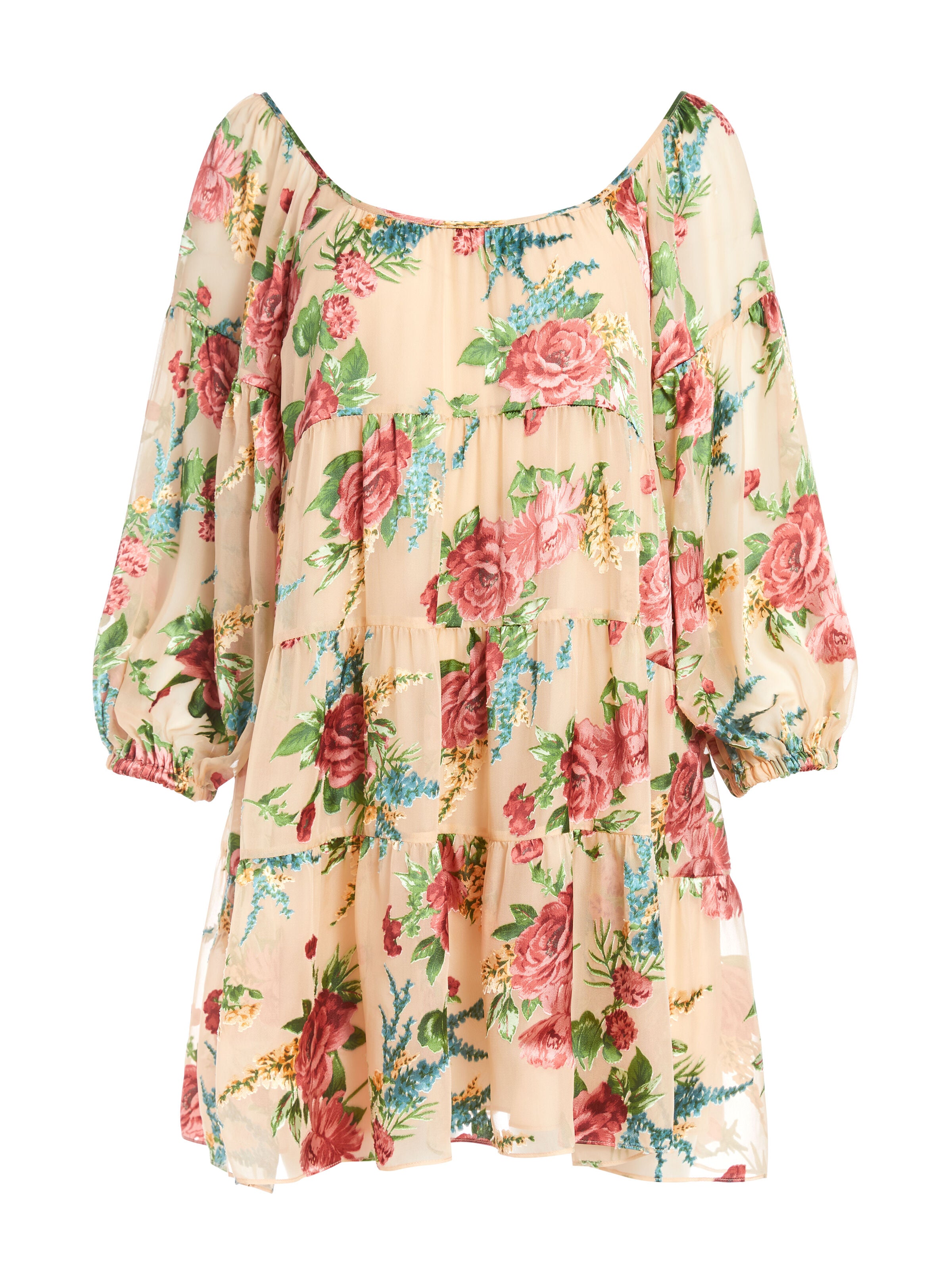 MINI-ROBE ÉTAGÉE ROWEN