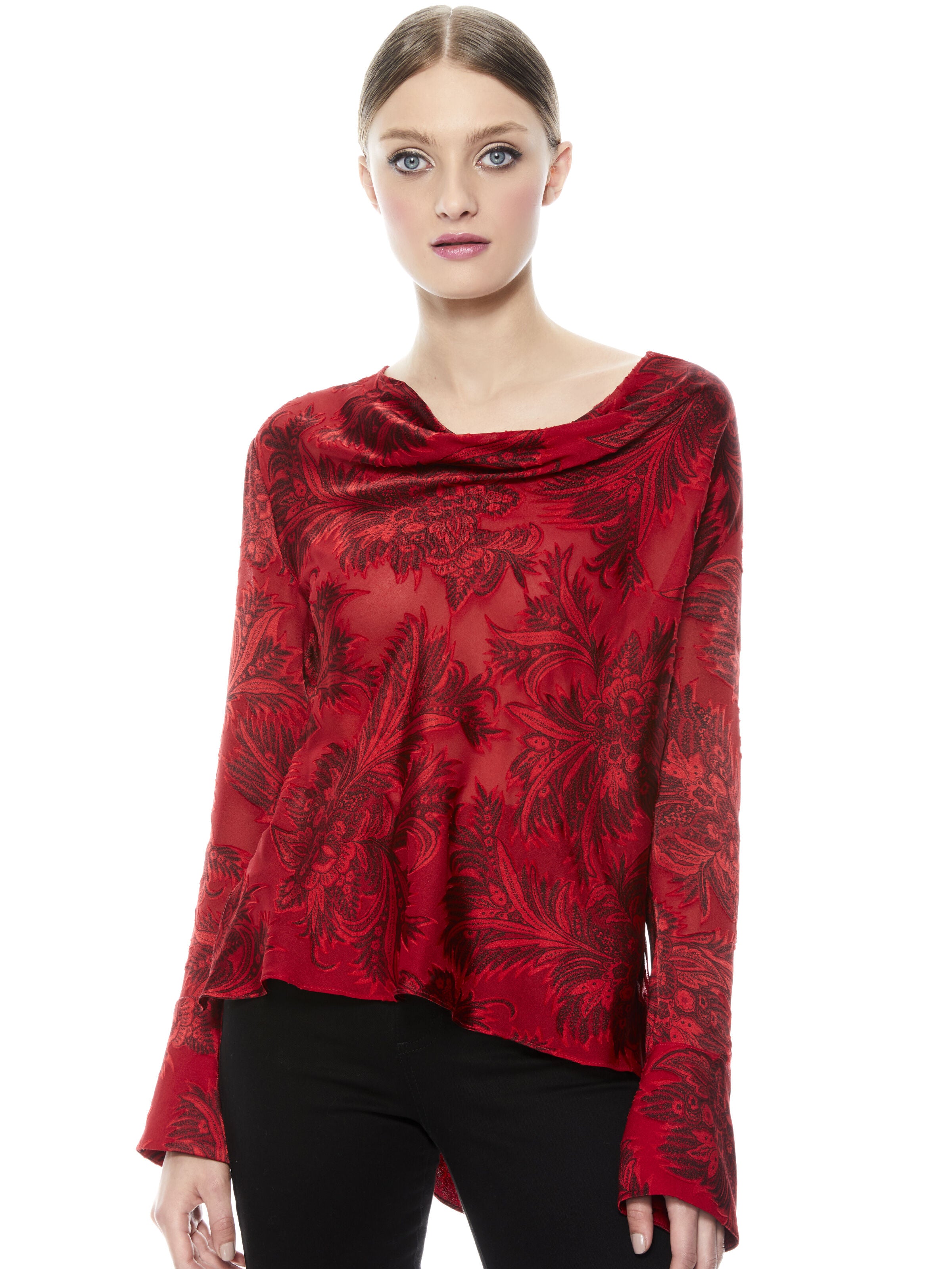 Camicia ANNA DRAPEY con spalle scoperte-ALICE + OLIVIA