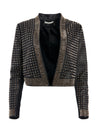 GIACCA APERTA IN PELLE BORCHIATA HARVEY-ALICE + OLIVIA