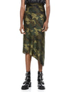 MAEVE CAMO ASYMMETRICAL SLIP SKIRT-CAMO GIRL-ALICE + OLIVIA