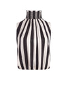 TRUDY SMOCKED NECK BLOUSE-EMPIRE STRIPE BLACK-ALICE + OLIVIA