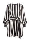 ABITO MIDI A RIGHE ESTEFANA-ALICE + OLIVIA