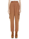 CLARKSON ANKLE CARGO PANT-CAMEL-ALICE + OLIVIA