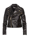CODY CROC LEATHER JACKET-ALMOND-ALICE + OLIVIA