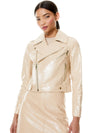 CODY CROC LEATHER JACKET-ALMOND-ALICE + OLIVIA