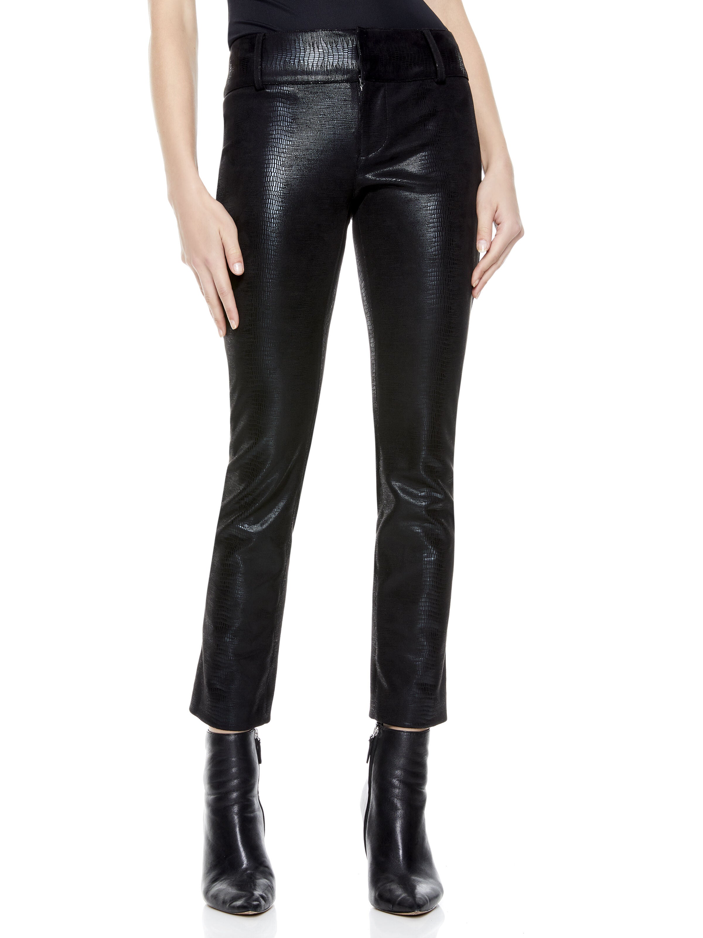 PANTALONI ALLA CAVIGLIA STACEY IN PELLE VEGAN