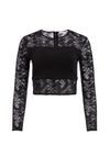 NIKKI LACE CROP TOP-Black-ALICE + OLIVIA