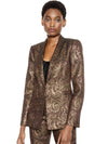 BLAZER COL CHÂLE MÉTALLISÉ RICHIE-ALICE + OLIVIA
