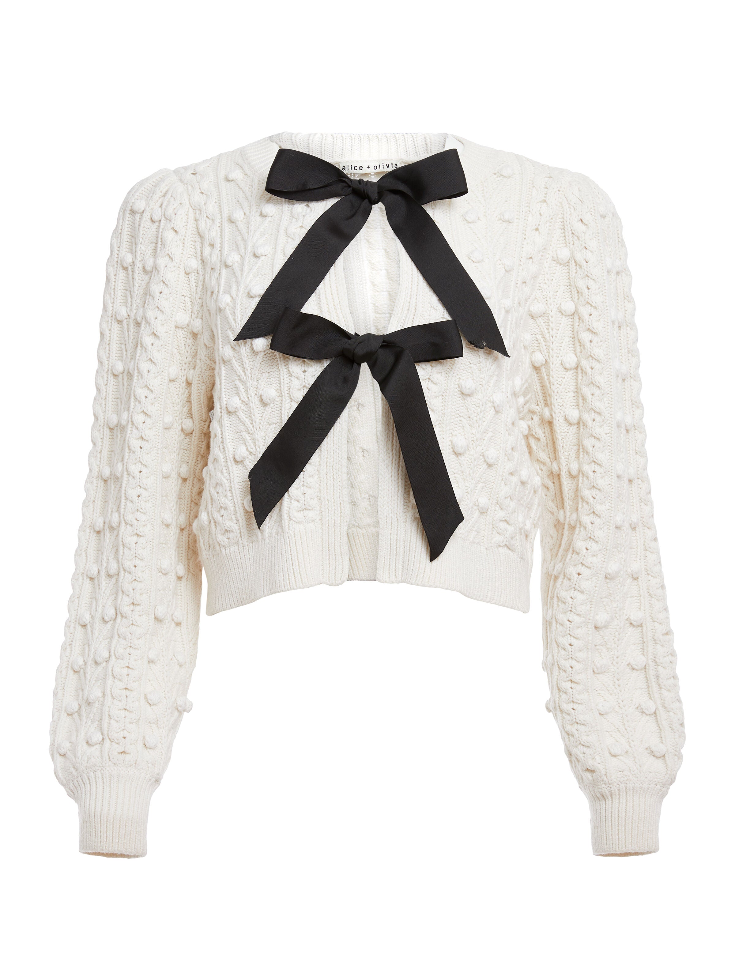KITTY PFSLV TWWY CRDI W BOWS-Black-ALICE + OLIVIA