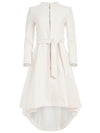 BAIN BELTED HIGH NECK COAT-WHITE-ALICE + OLIVIA