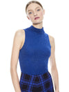 ROSALINA METALLIC TURTLENECK TANK-ULTRAMARINE METALLIC-ALICE + OLIVIA