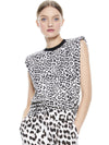 T-SHIRT STAMPA LEOPARDO BRAXTON-ALICE + OLIVIA