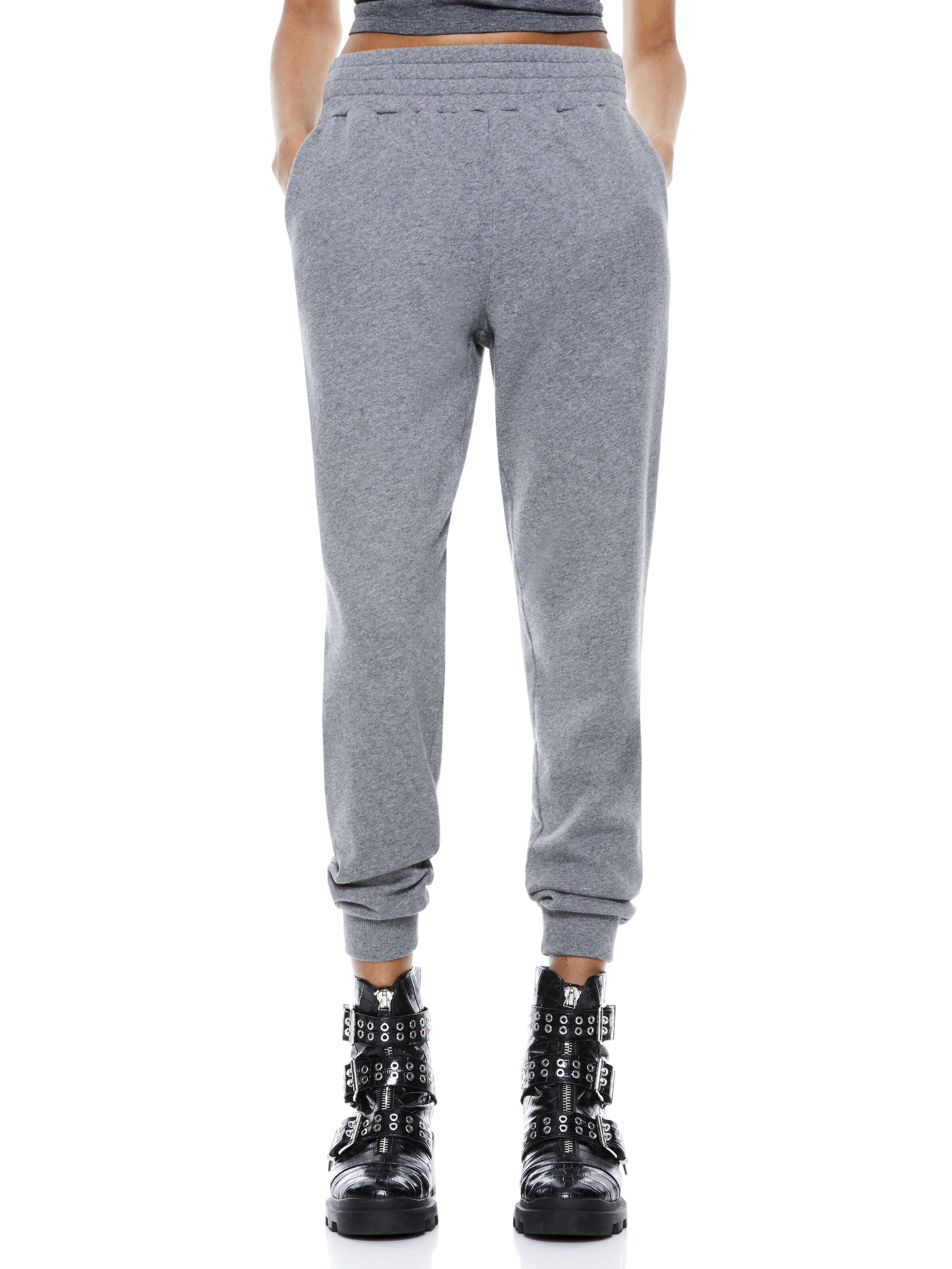 NYC SLIM JOGGER-Black-ALICE + OLIVIA