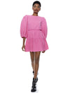 ROBE COURTE À MANCHES BOUFFANTES SHAYLA-ALICE + OLIVIA