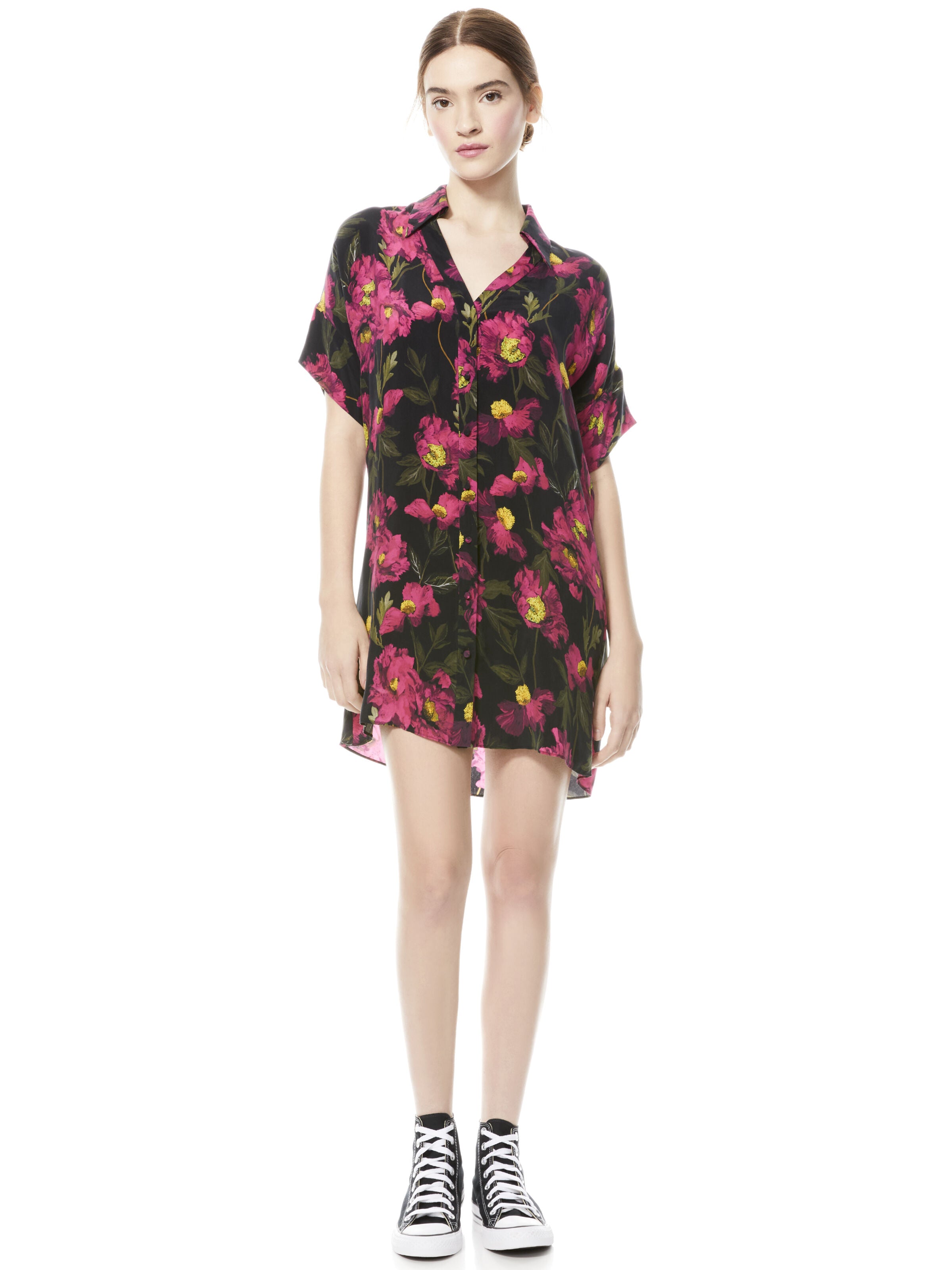 MINIVESTITO A CAMICIA LUCETTE FLOREALE-ALICE + OLIVIA