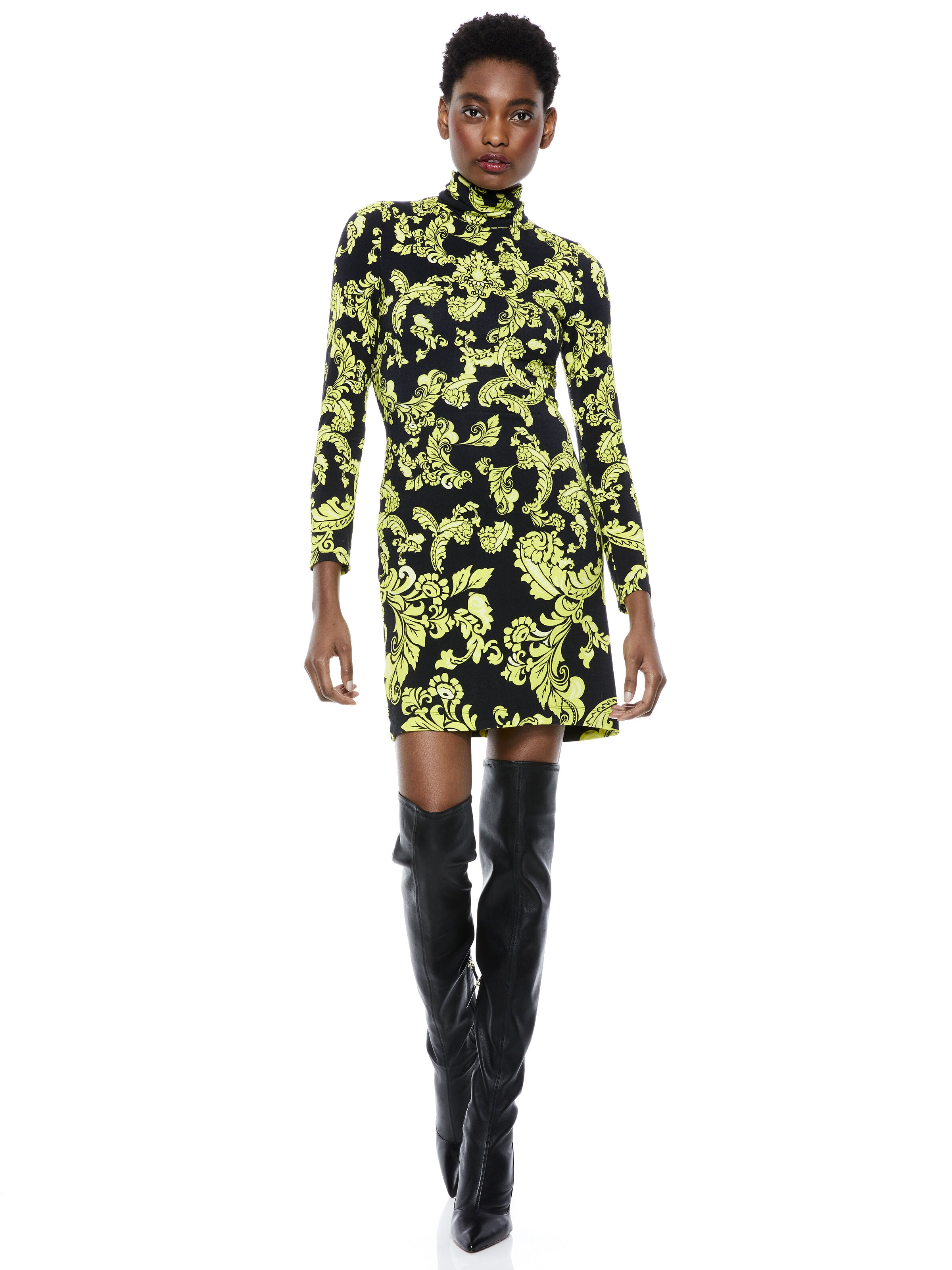MINI ROBE COL ROULÉ DELORA-ALICE + OLIVIA