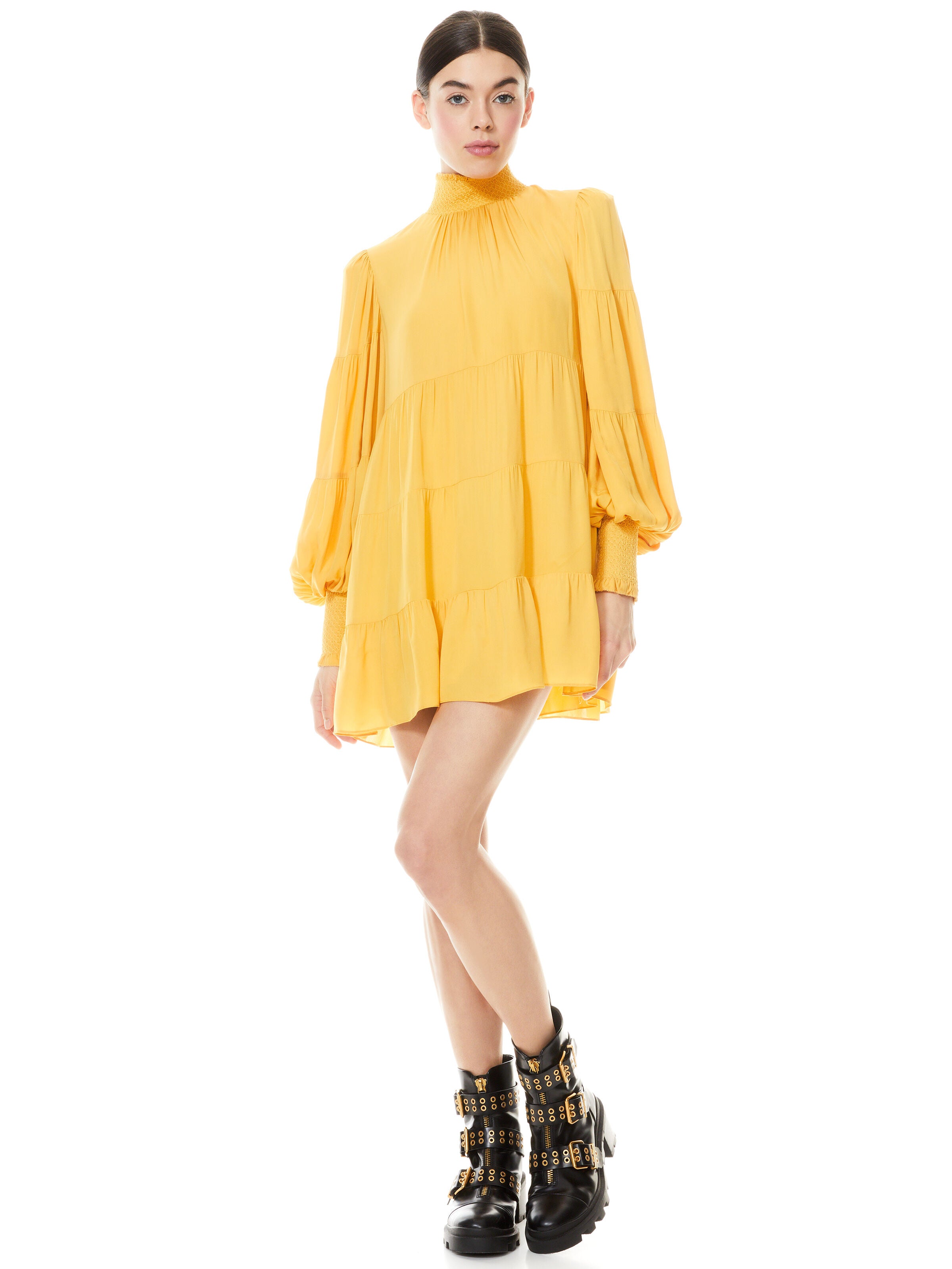 KARENA SMKD MK NK BABYDOLL DRE-Black-ALICE + OLIVIA