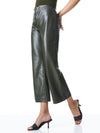 LORINDA VEGAN LEATHER PANT-OLIVE-ALICE + OLIVIA