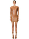 ROBE COURTE EN CUIR VEGAN INKA-ALICE + OLIVIA