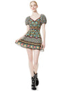 ROBE MINI DANA À MANCHES BOUFFANTES-ALICE + OLIVIA