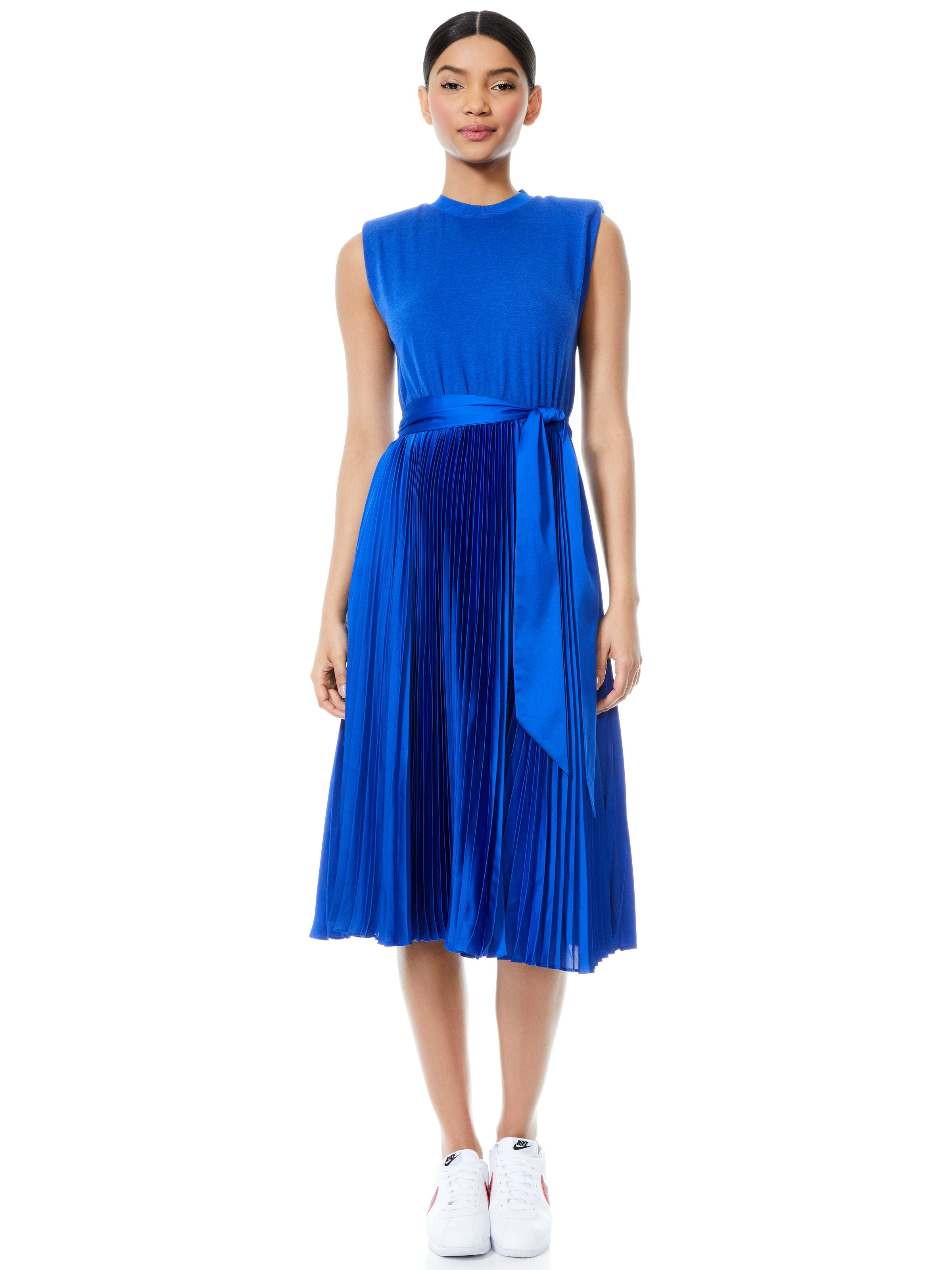 YUKI CAMICIA CORTA PIEGHE CON CRAVATTA-ALICE + OLIVIA