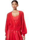 WINSOR SLOUCHY CARDIGAN-BRIGHT POPPY-ALICE + OLIVIA
