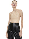 TOP COURT EN CUIR VÉGÉTALIEN ZUMI-ALICE + OLIVIA