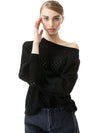 MAGLIONE SAFFI A TRAFORO-ALICE + OLIVIA