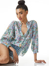 Top Henley Floreale Sheila-ALICE + OLIVIA