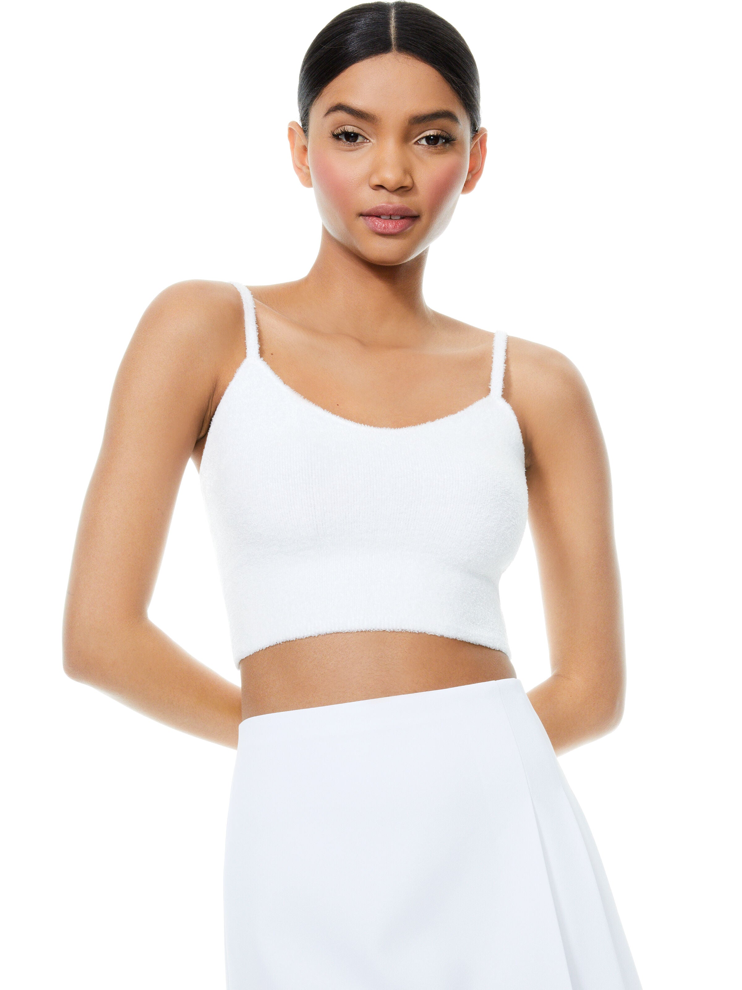 DÉBARDEUR COURT EN TISSU DOUX RHEA-ALICE + OLIVIA