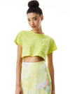 PRESTON CHEST POCKET CROP TEE-ENGLISH ROSE-ALICE + OLIVIA
