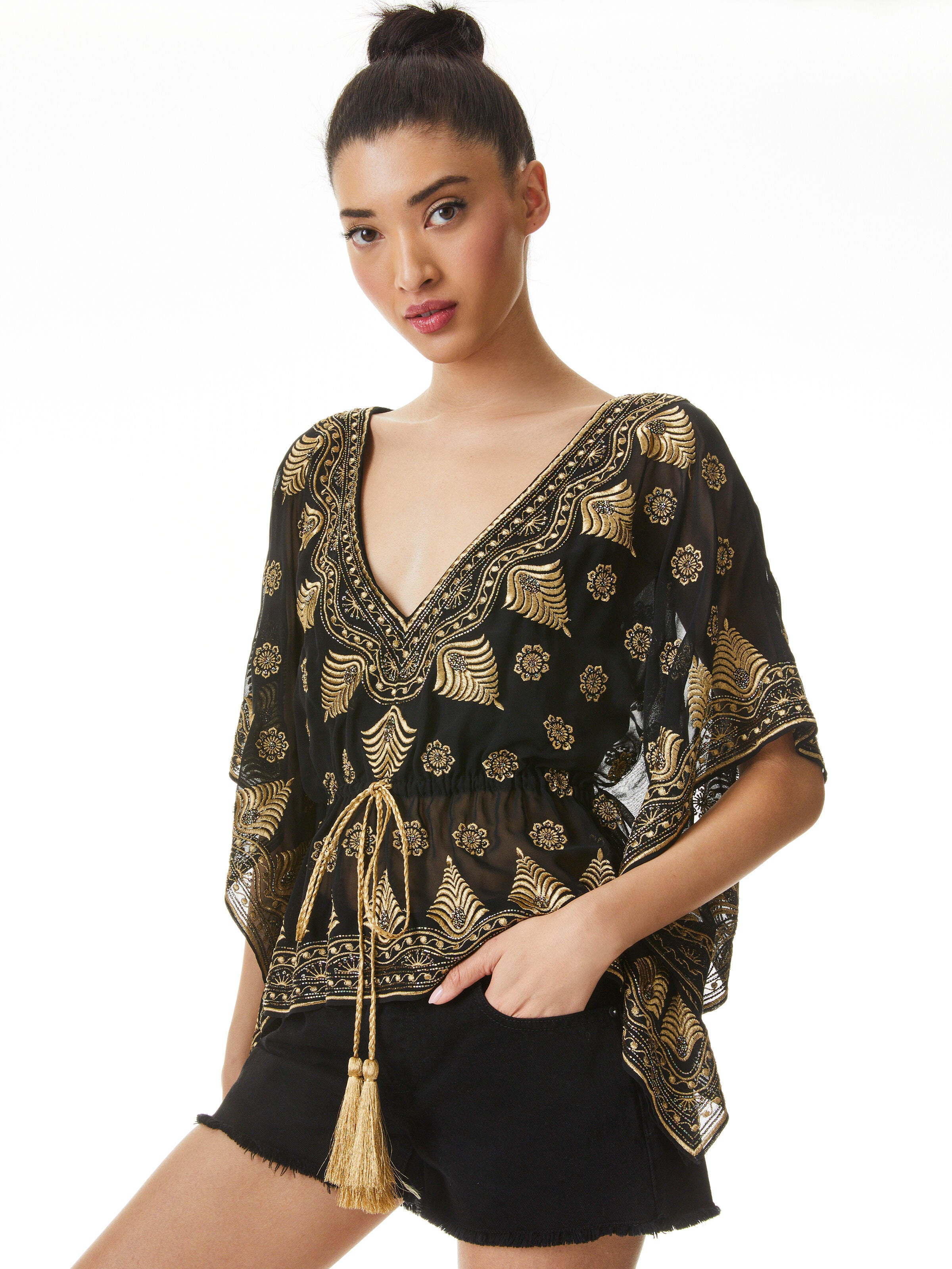 SHARITA CAFTANO DECORATO-ALICE + OLIVIA