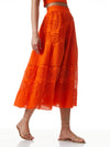 MELONY JUPE FRONCÉE WB FUMÉ-ALICE + OLIVIA