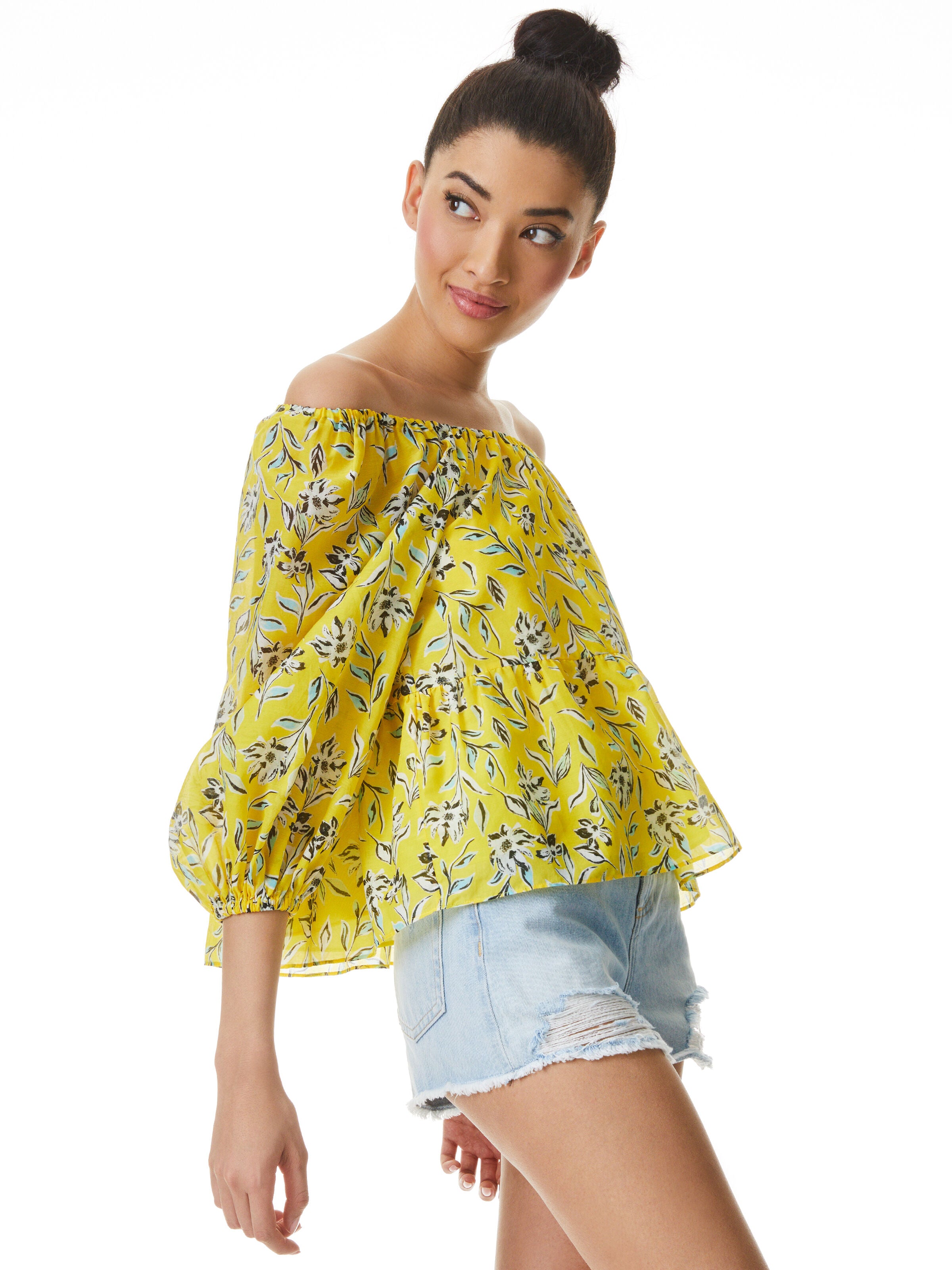 BLUSA ALTA CON SCOLLO ALLA BARDOT-ALICE + OLIVIA