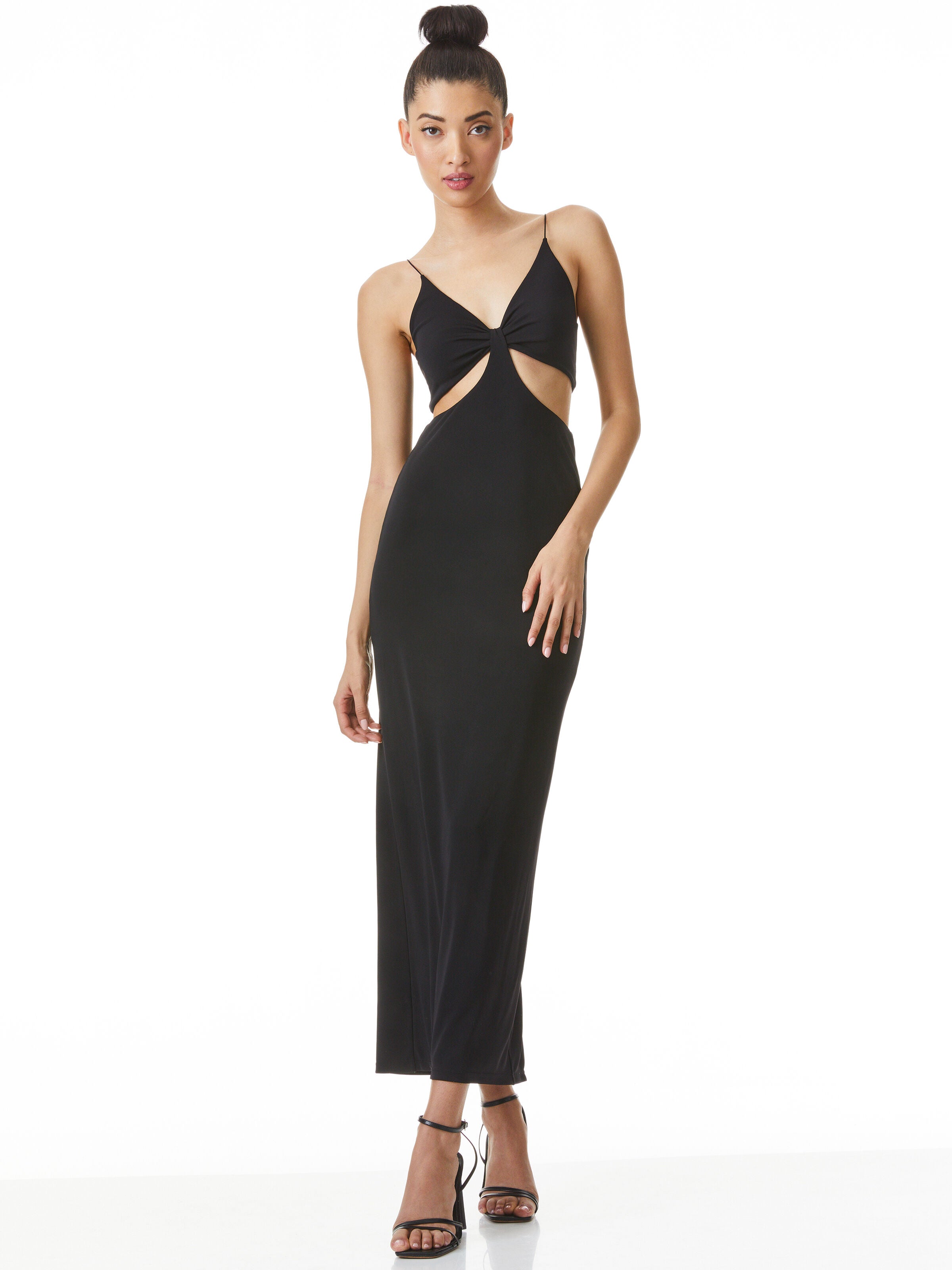 ROBE LONGUE DÉCOUPE HAVANA-ALICE + OLIVIA