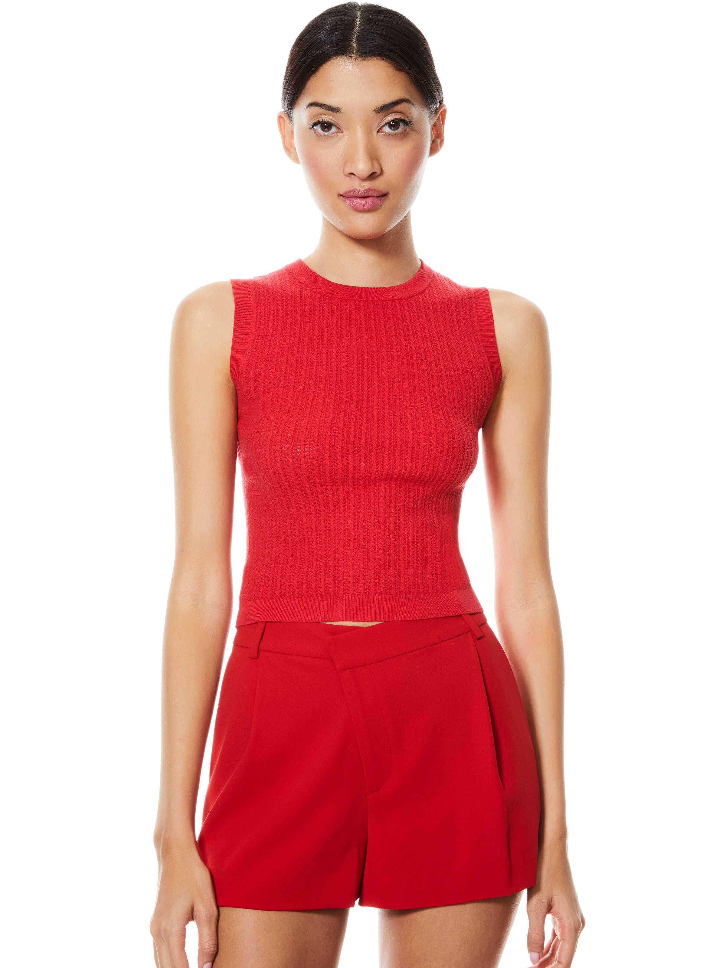 DÉBARDEUR RAS DU COU LAINE-ALICE + OLIVIA