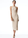 LULU ABITO MIDI CON SCOLLO ALL'AMERICANA-ALICE + OLIVIA