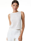 DÉBARDEUR COURT CAMARA COL ROND-ALICE + OLIVIA