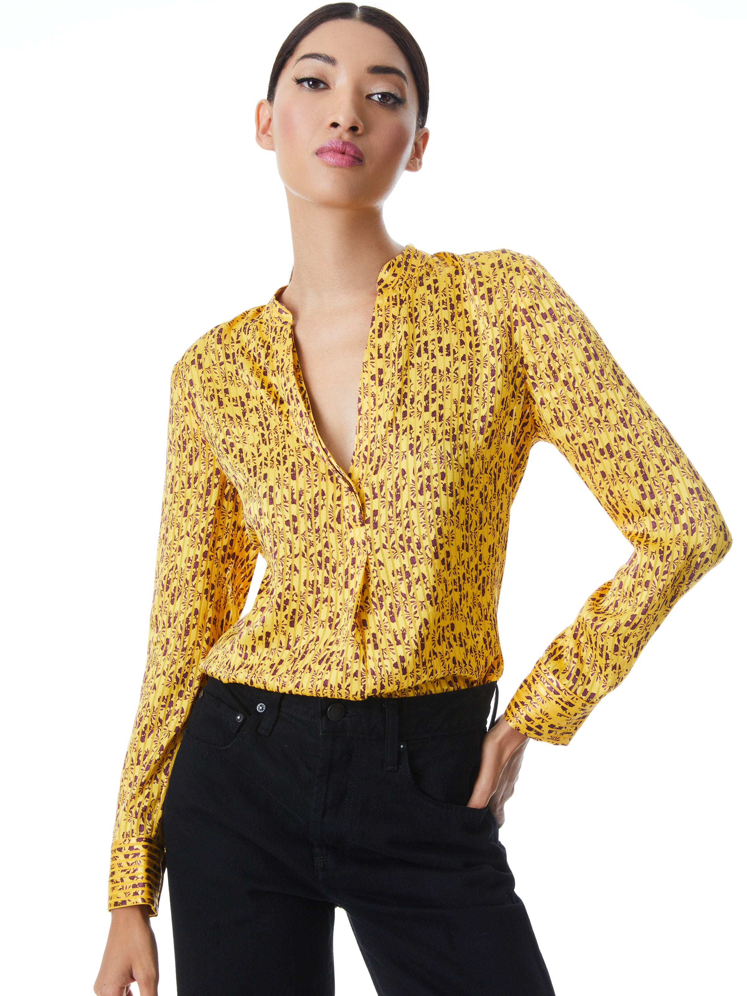 CHEMISIER IMPRIMÉ AMOS PAISLEY-ALICE + OLIVIA