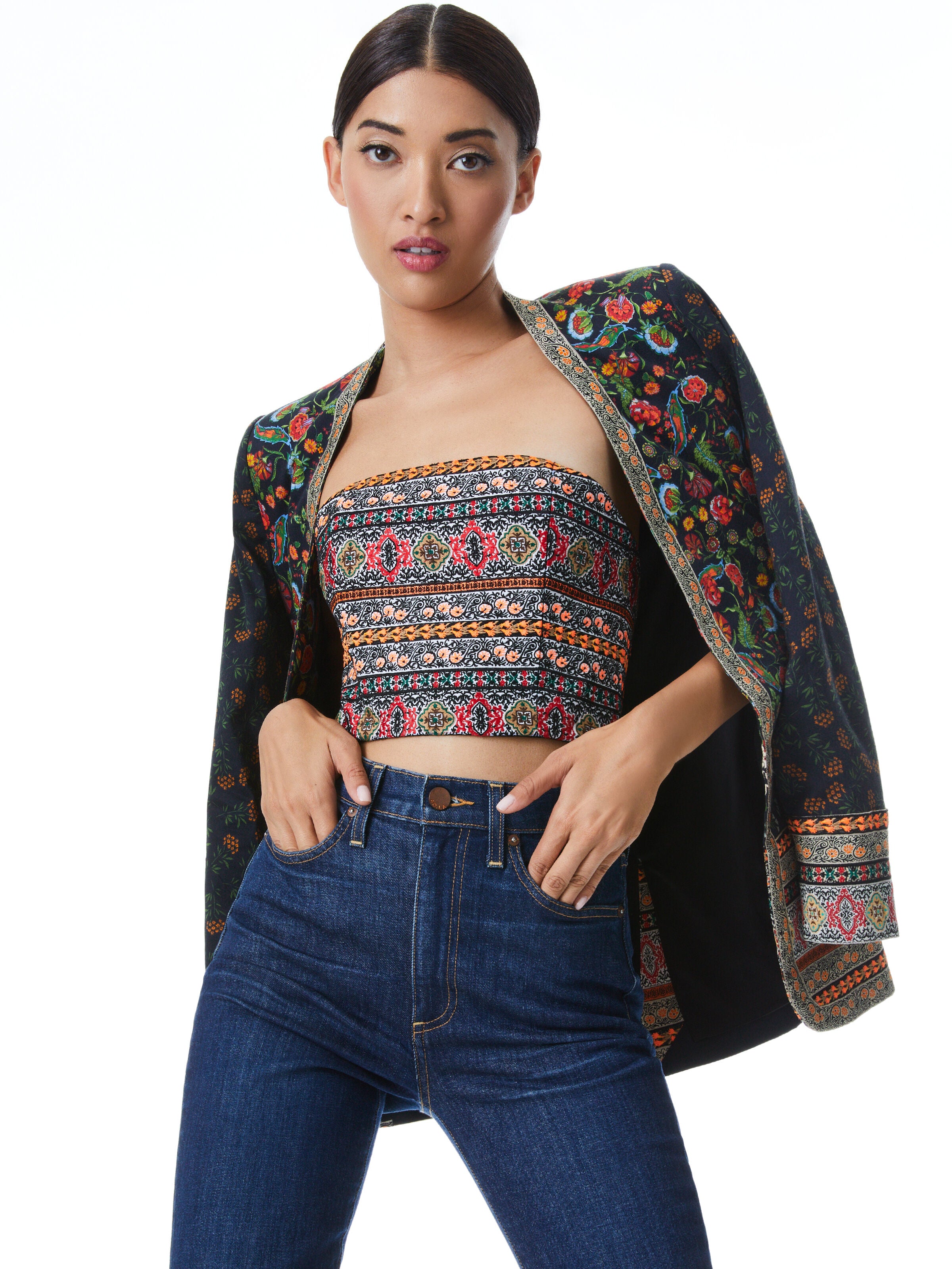 BLAZER RICAMATO CHRISELLE-ALICE + OLIVIA