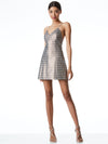 TAYLA METALLIC MINI DRESS-WATERFALL MULTI-ALICE + OLIVIA